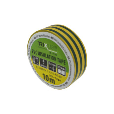PVC izolačná páska TR-IT 106 10m, 0,13mm zeleno-žltá TRIXLINE