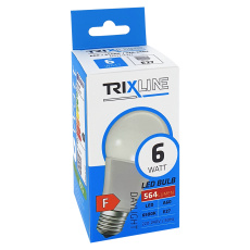 LED žiarovka Trixline 6W 564lm E27 A60 studená biela