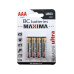 Alkalická mikrotužková 1,5V batéria BC MAXIMA LR03/4BP 