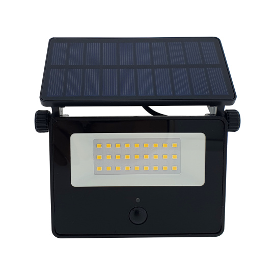 TR 385S LED Solárny reflektor 5W 4200K s pohybovým senzorom Trixline