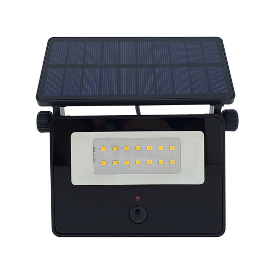 TR 386S LED Solárny reflektor 2W 4200K s pohybovým senzorom Trixline