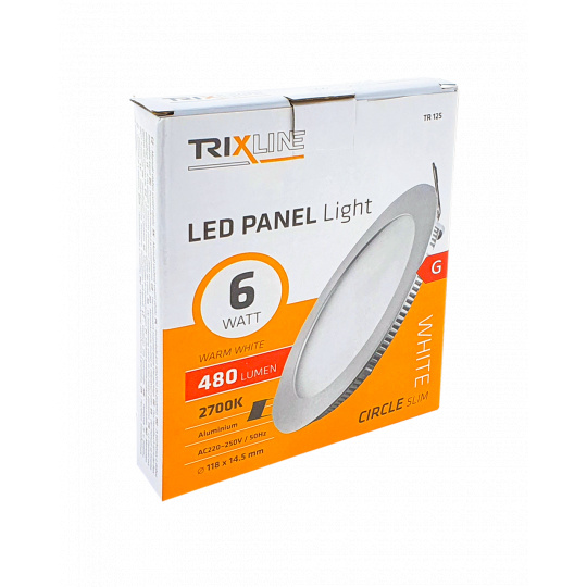 Podhľadové LED svietidlo TRIXLINE – okrúhle 6W