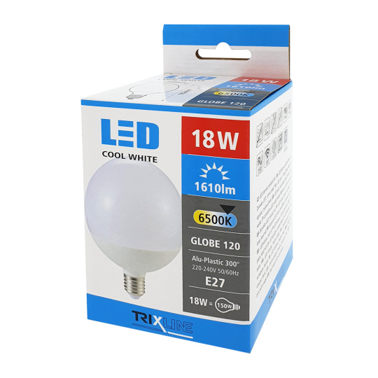 LED žiarovka 18W G120 E27 denné svetlo