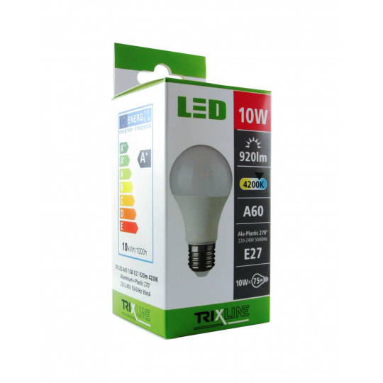 LED žiarovka BC TR 10W E27 A60 neutrálna biela