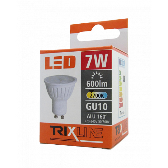 LED žiarovka BC TR 7W GU10 teplá biela