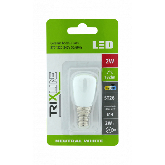 LED žiarovka Trixline 2W E14 ST26 denné svetlo